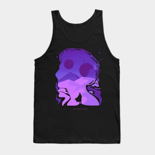 Paul Atreides on Arrakis, Double Exposure Minimalist Illustration Tank Top